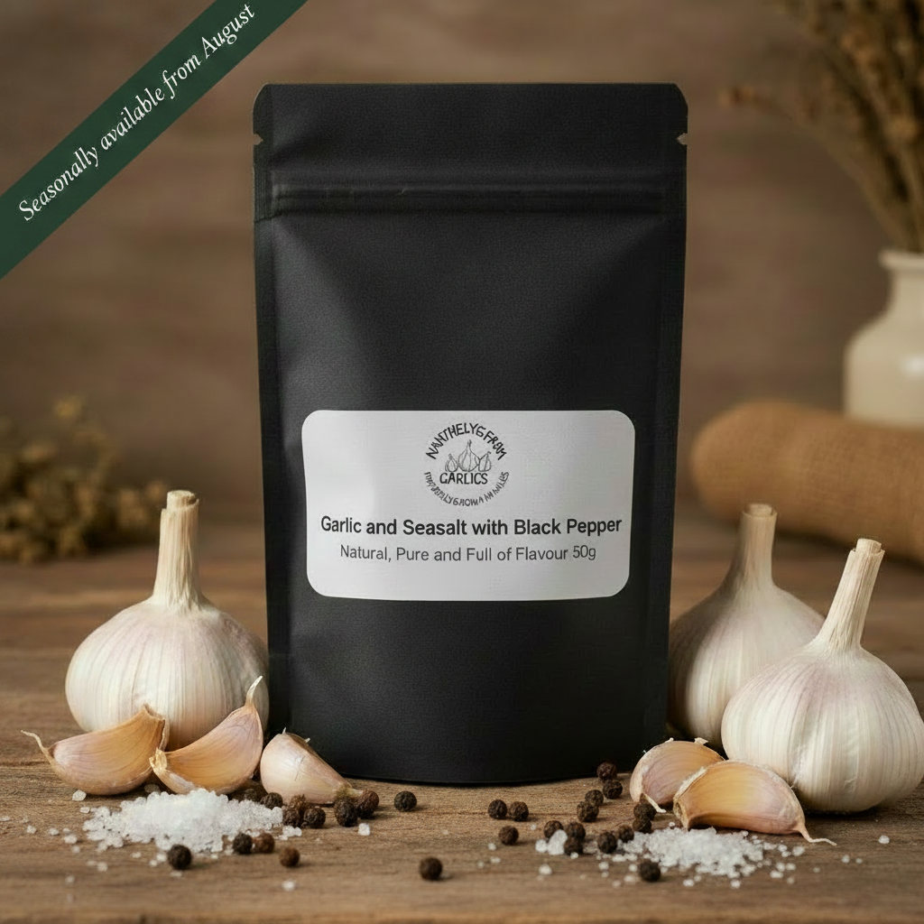 Artisan Garlic and Seasalt with Black Pepper — Seasonal Banner