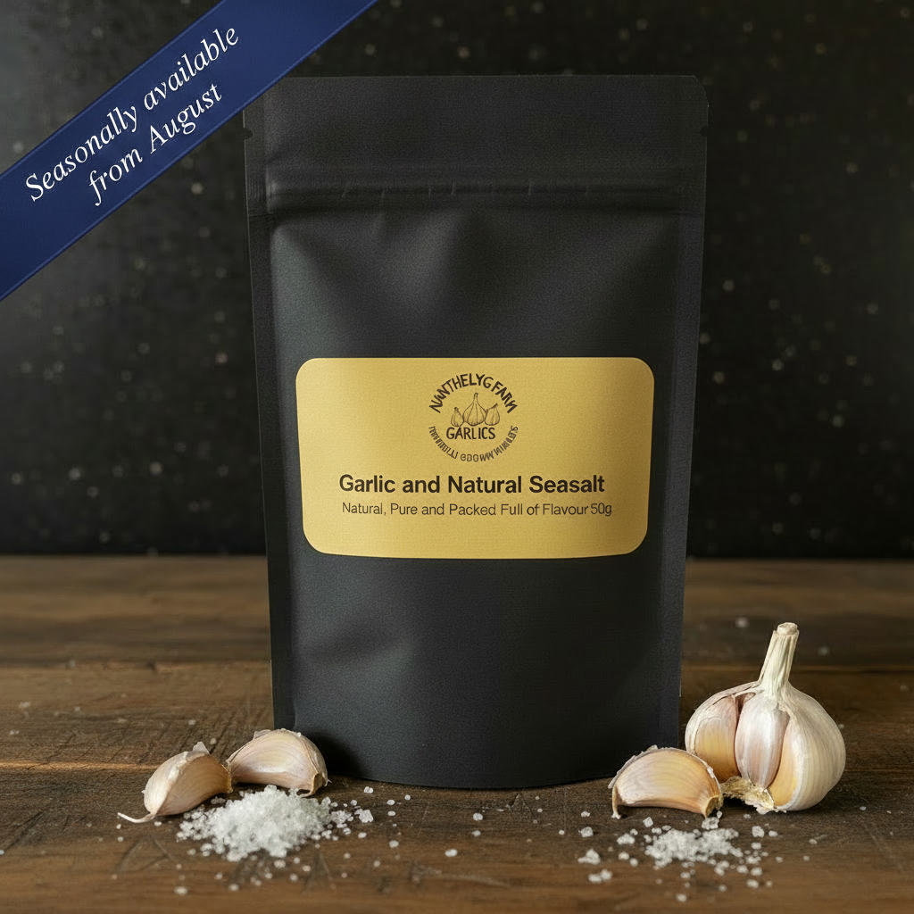 Artisan Garlic Sea Salt — Seasonal Banner
